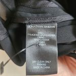 JONATHAN SIMKHAI Ruched Strapless Jumpsuit Size 4 Black Minimalist Formal Photo 9