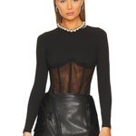 Cami NYC Zoma Bodysuit in Black 8 New Womens Long Sleeve Top Photo 4