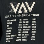 Fruit of the Loom VAV Grand America Tour medium t-shirt short sleeve VAV k-pop red black merch Photo 3