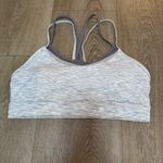 Zyia  Active Luxe Strappy Bra Grey Sports Athletic Photo 2