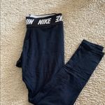 Nike  Black and White Athletic Leggings Photo 0