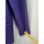 Sag Harbor  Vintage Women's Blazer Jacket Size 10 Purple 100% Wool Classic Retro Photo 10