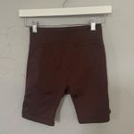 Aeropostale Brown High-Waisted Ripped Spandex Shorts XS Photo 0