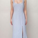 BHLDN NEW  Anthropologie Adena Dress Sleeveless Bridesmaid Gown Light Blue 6 NWT Photo 0