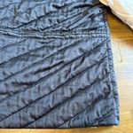 Isabel Marant  Black Cream Ivory Quilted Chore Utility Jacket Bomber Silk Boxy 40 Photo 3