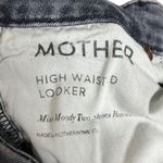 MOTHER High Waisted Looker Skinny Jeans In Miss Moody Two Shoes Racer Size 24 Black Photo 10