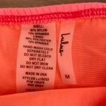 Lulus Ribbed Bikini Bottoms Coral Orange M Photo 2