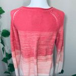 Natural Reflections  Pink White Ombré Knit Sweater Photo 4