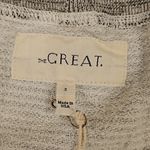 The Great ππ The Gym Pant ~ Gray and White Stripes Distressed Size 2 Medium NWT Photo 8