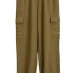 Rachel Zoe Brown Tan Mid Rise Cargo Parachute Pants Size Women's Small NWT Photo 0