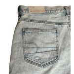 American Eagle NEW Womens Mom Jean Shorts Light Wash Distressed High Waist 16 Photo 8