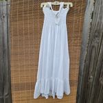 NEW Seaspice Resort 'Delphine' Halter Sundress White Maxi M Size M Photo 7