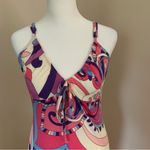 Velvet Torch Los Angeles Pink Purple Blue Midi Dress Size Large NEW Photo 1