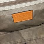 Roberto Cantani Large Gray Pebbled Leather Tote 2 Way Bag Blue Photo 12