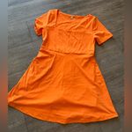 HYZ Vibrant Orange short Dress Size L Photo 2