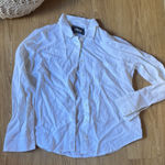 Reformation  White Casual Button Down Shirt Photo 0