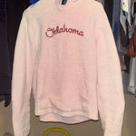 Vintage Oklahoma Ou sooner faded pink hoodie Red Photo 0