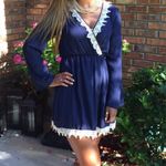 Navy Blue Mini Dress Photo 0