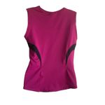 Nike Women Top L Fuchsia Stretch Activewear Textured Sporty Running Walk Gym Photo 2