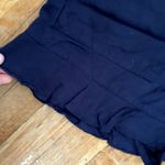 Navy blue casual frilled comfortable shorts lounge pants pockets low rise Size M Photo 1