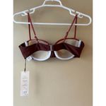 Veronica Beard  Dyer Top in Rose Brown Women's Size Medium Photo 2