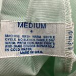 Vintage Lorraine Robe Satin USA Long Tie Waist Lace Trim Pockets Green Medium Photo 4