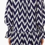 Tuckernuck Pomander Place Kenzo Ikat Navy Blue White Mini Dress Size M Photo 1