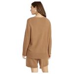 J.Crew Wool Cashmere Oversized Crewneck Sweater Beige BB407 Women's Size XL Photo 3