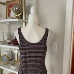 Striped Sleeveless Bodysuit Size XXL Purple Photo 4