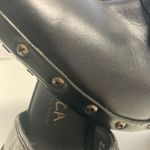 sbicca SIBICCA Of California Women’s Wooden Heel Studded Braided Black Clogs Size 8 Photo 8