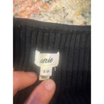 Aerie  black ribbed v-neck tank Photo 3