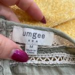 Umgee Embrodiered Olive Short Sleeve Tunic Dress Photo 1