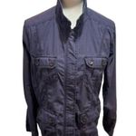 Eddie Bauer  Seattle USA Cotton Button Up Safari Purple Lightweight Pocket Jacket Photo 0