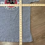OAR Short Sleeve Band T Shirt Grey Of A Revolution Shield Velvet Size L Gray Size L Photo 7