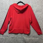 Soho  Street New York Company Hoodie‎ Womens Medium Red Full Zip Lace Accent Photo 4