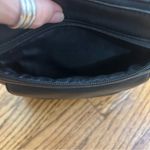 STONE MOUNTAIN Black Leather Crossbody Minimalist Purse Photo 5