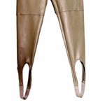 NWT Alix NYC Brower Faux Leather Stirrup Leggings Pine Green Women’s Size Small Photo 5