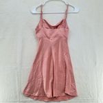 Princess Polly  “Fiery” Satin Slip Cowl Neckline Mini Dress Photo 2