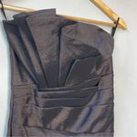 Jessica McClintock Strapless Long Formal Dress Ball Gown Brown Size 4 Photo 1