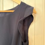 Talbots Navy Crop Jumpsuit Size 6P Photo 3