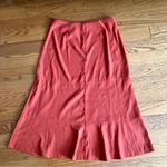 Laura Scott Bohemian Maxi Flared Orange Red Skirt Women’s Size SIZE 12 NWT Photo 4