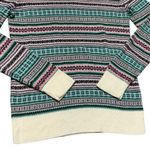 Talbots  Argyle Print Lamb's Wool Blend Holiday Sweater Cozy Cabincore Dainty XS Photo 3