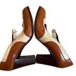 Christian Dior Dior Vintage Two Tone Wingtip Mary Jane Pumps Photo 6