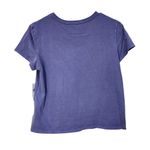 American Eagle  Short Sleeve T-Shirt Crew Neck Pure Cotton Purple Size Medium NWT Photo 1