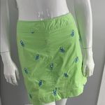 Lilly Pulitzer  line green Embroidered Skort with slipper shoes Photo 0