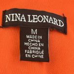 Nina Leonard  Kimono Dress Orange Flowy Maxi Women’s Size M Boho Resort Beach Photo 7