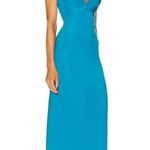 Et Ochs x Revolve June Cutout Ruched Gown in Cyan Blue Size 6 New w/Tag $1,695 Photo 4