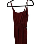 Wilfred  Women's Maroon Sleeveless Shanghai Strap A-Line Midi Dress Size Small Photo 6