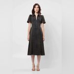 Elliatt  Matisse Denim Short Sleeve Midi Dress Black Size S NWT Photo 1