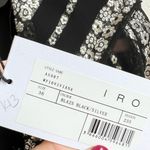IRO Viviana black silver lurex blouse FR 36 / 4 Photo 7